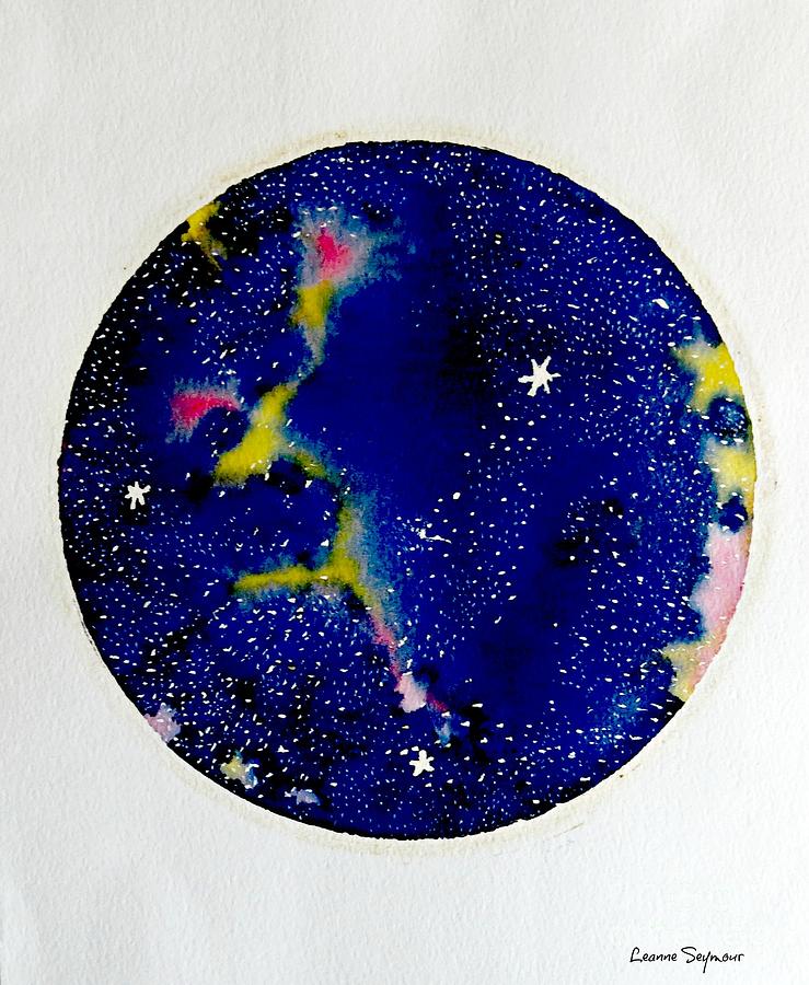 Silent Night Mandala Painting by Leanne Seymour