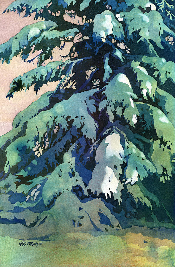Winter Painting - Silent Season by Kris Parins