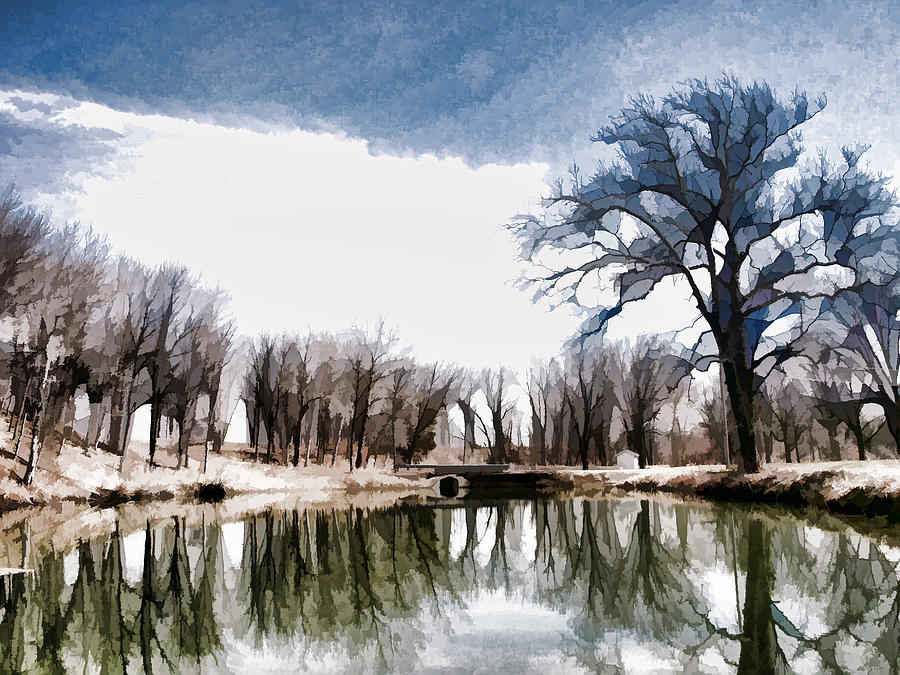 Tree Digital Art - Silent Shadows by Tom Druin