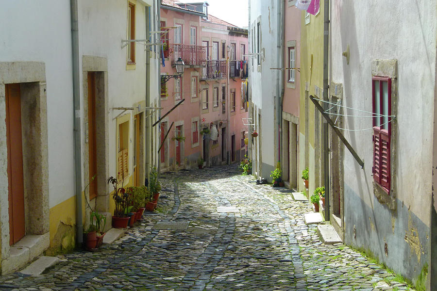 Silent Street In Alfama Photograph by Channed Images
