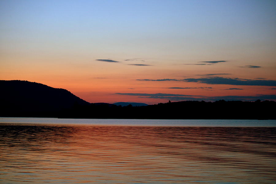 Silent Lake Sunset Photograph by Neal Eslinger