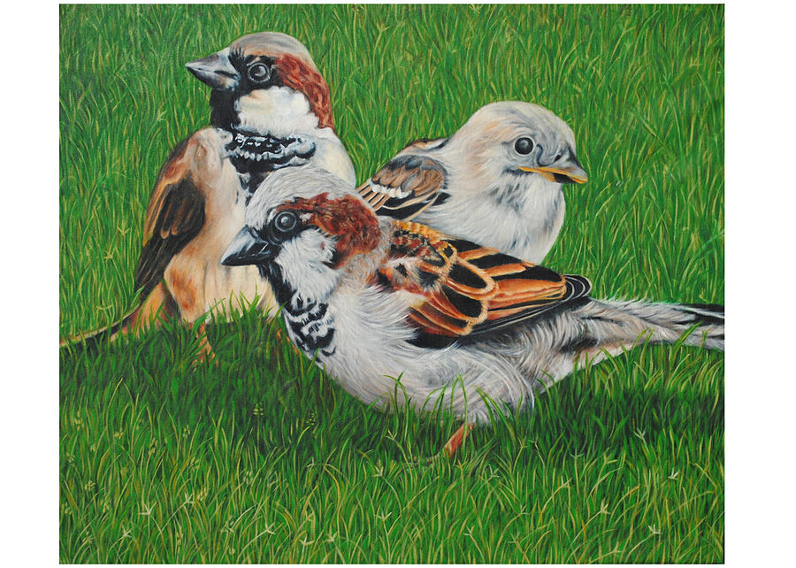 Silent Watchers Painting by Nirupama Singh | Fine Art America