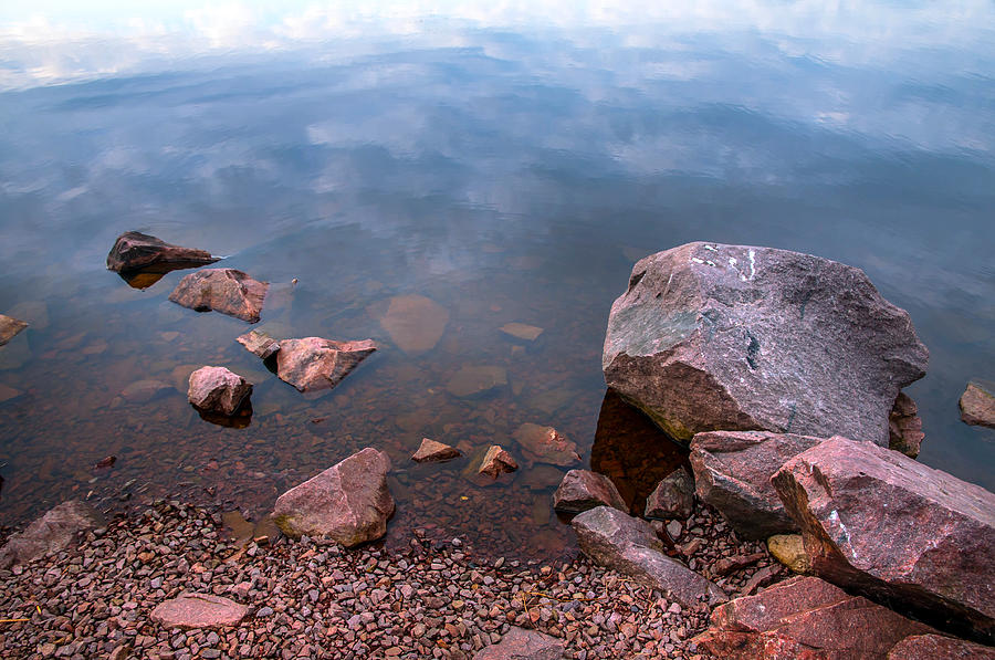 Silent Waters. Ladoga Lake Photograph by Jenny Rainbow