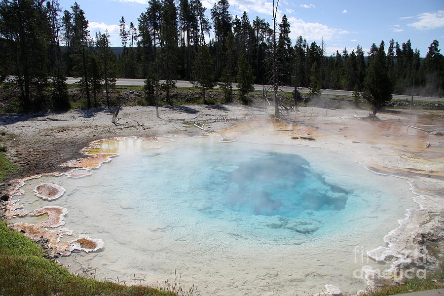 Yellowstone National Park Photograph - Silex Spring by Christiane Schulze Art And Photography