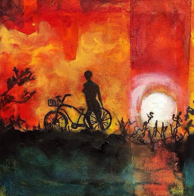 Silhouette Painting by Dilip Sheth