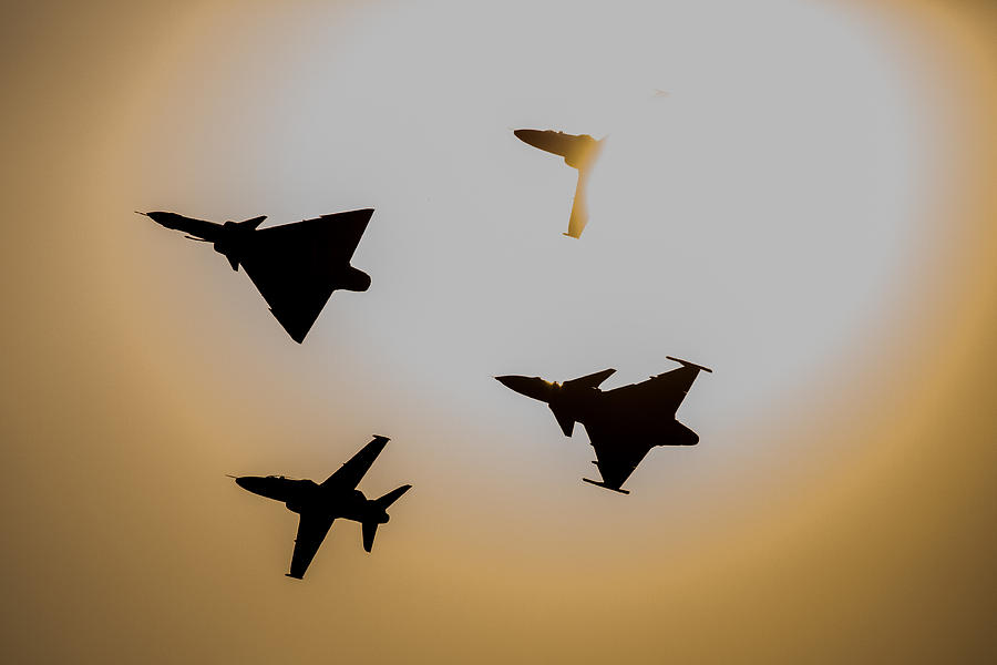 Jet Photograph - Silhouette formation by Paul Job