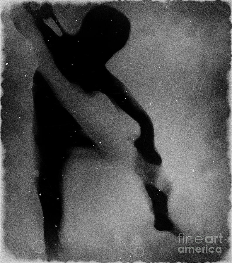 Black Photograph - Silhouette of an Oddity by Jessica S