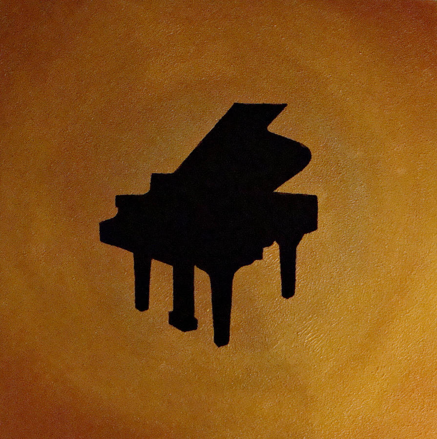 Abstract Painting - Silhouette of Sound 2 by Jay Strong Abstract Painting - Silhouette of Sound 2 by Jay Strong