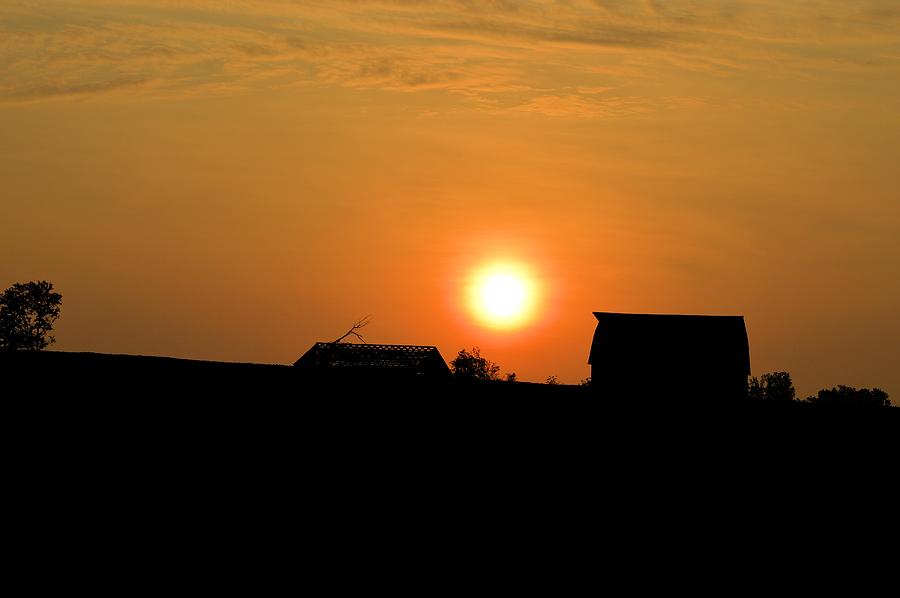 Silhouette Sunrise Photograph by Bonfire Photography