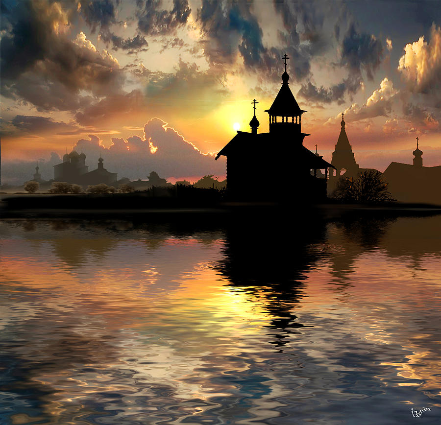 Water Photograph - Silhouettes of the Christianity by Igor Zenin Water Photograph - Silhouettes of the Christianity by Igor Zenin