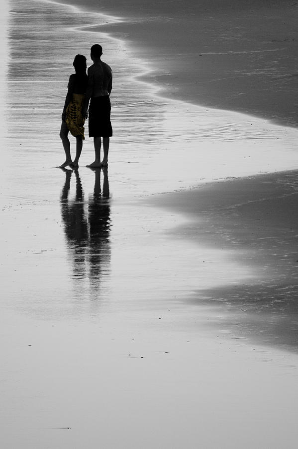 Silhouettes on the Beach Photograph by Jeffrey Cohen | Fine Art America