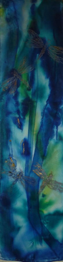 Silk Painting - Silken Branches by Phoenix Simpson Silk Painting - Silken Branches by Phoenix Simpson