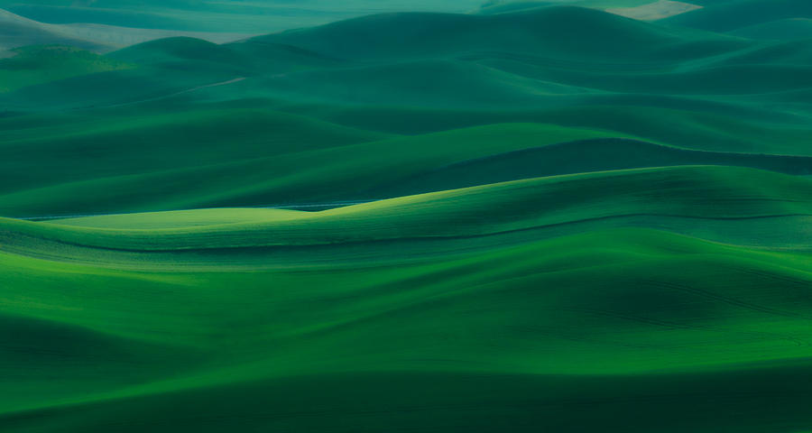 Silken Valley Photograph by Don Schwartz