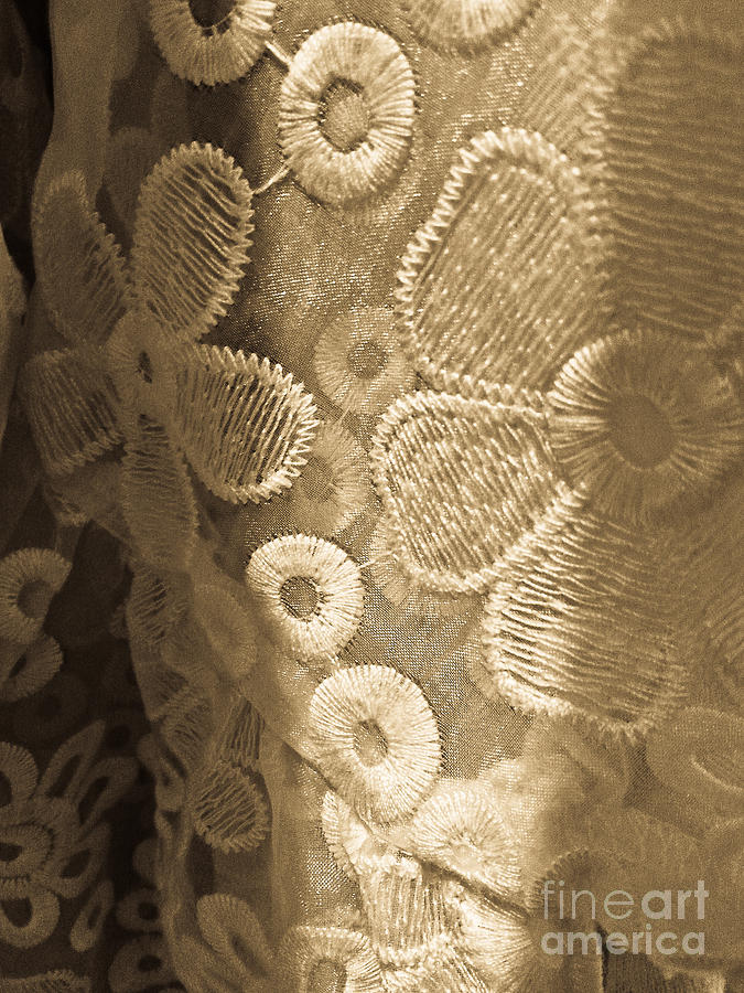 Fabric Photograph - Silky Light by Fei A