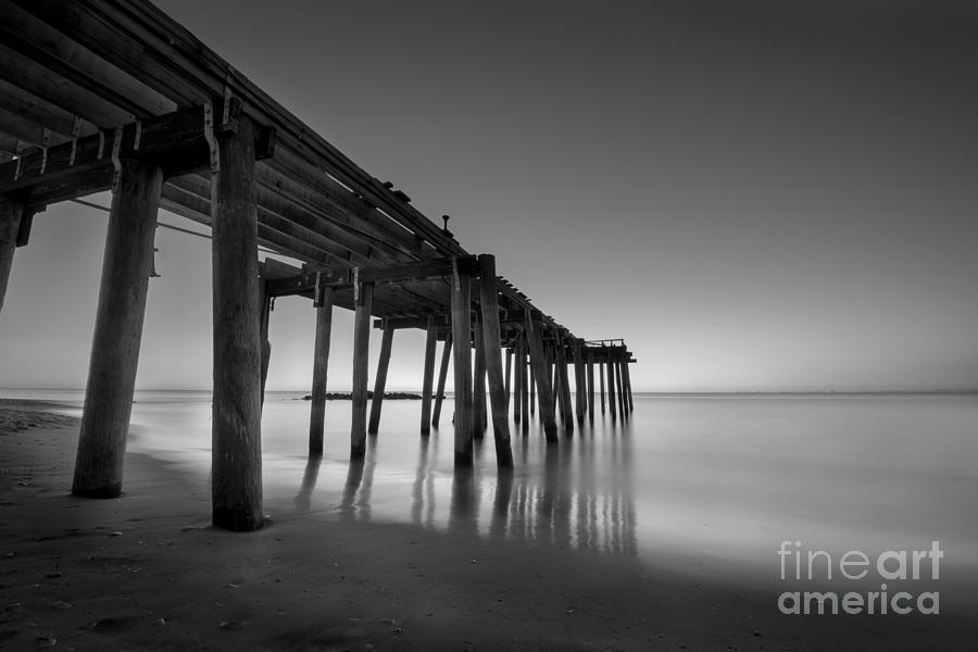 Silky Sunrise Black and White Photograph by Michael Ver Sprill