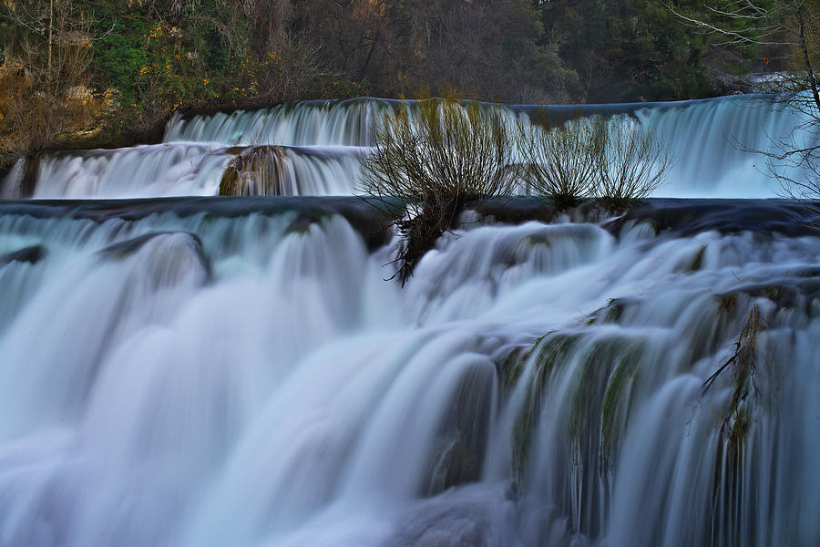 Silky waterfall Photograph by Ivan Slosar