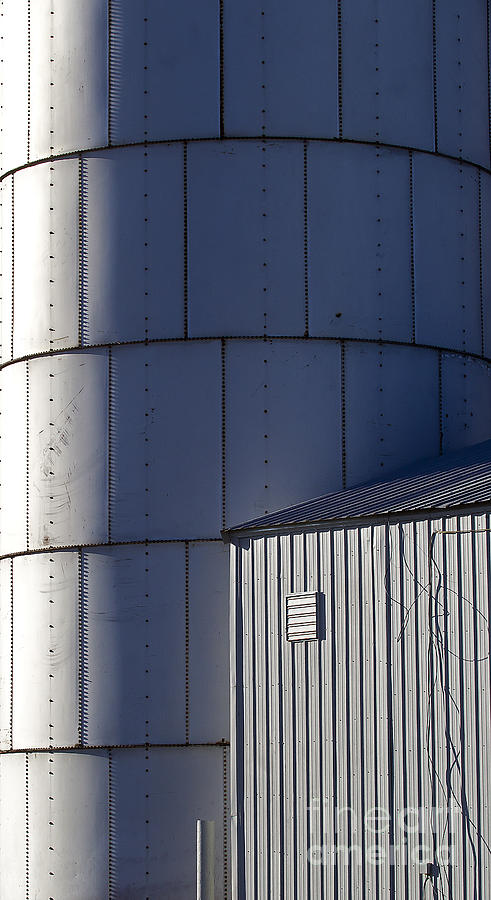 Silo And Shed Photograph by J L Woody Wooden - Fine Art America