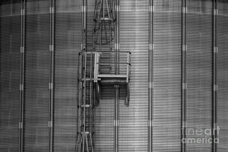 Black And White Photograph - Silo by Steven Ralser