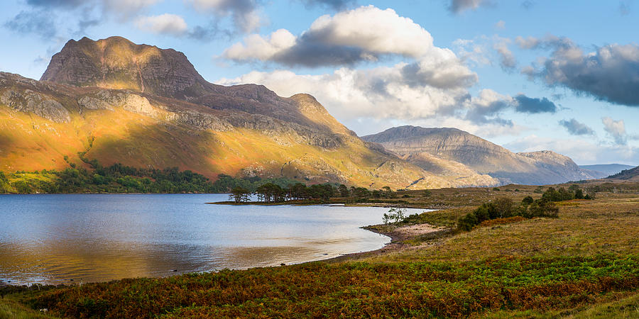 Slioch from Loch Maree Photograph by Gary Eason