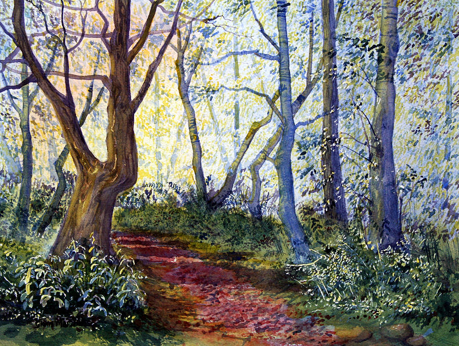 Silpho Forest Painting by Glenn Marshall