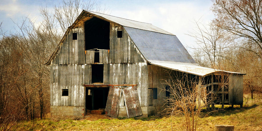 Silver Barn Long Photograph by Marty Koch