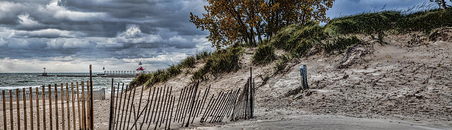 Silver Beach Pano 2 Photograph by John Crothers