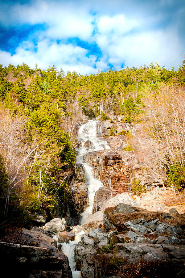 Silver Cascade  Photograph by Greg Fortier
