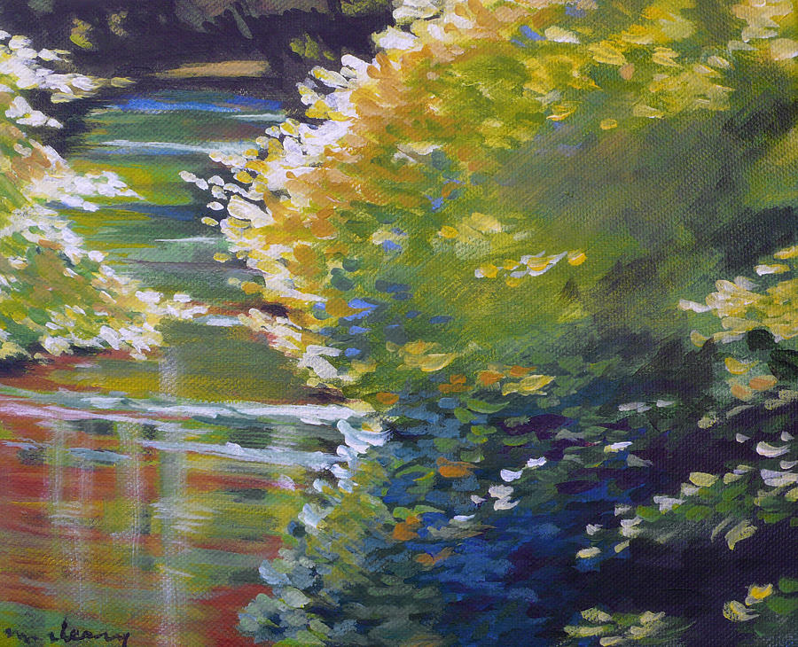 Silver Creek Painting - Silver Creek Foliage by Melody Cleary
