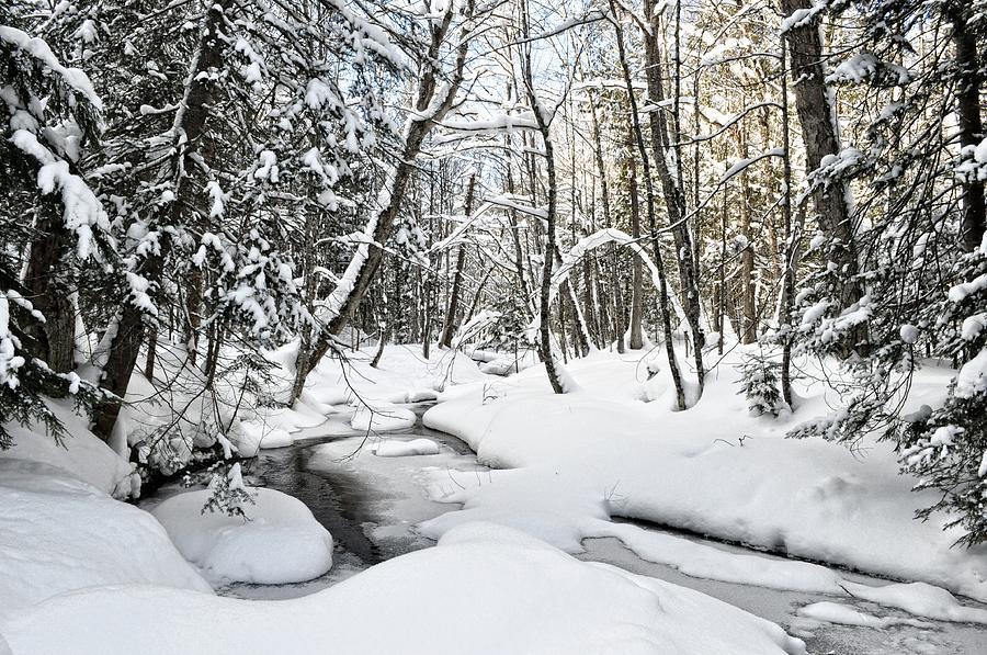 Silver Creek in Winter Photograph by Kathryn Lund Johnson