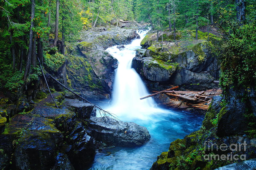 Waterfall Photograph - Silver Falls  by Jeff Swan