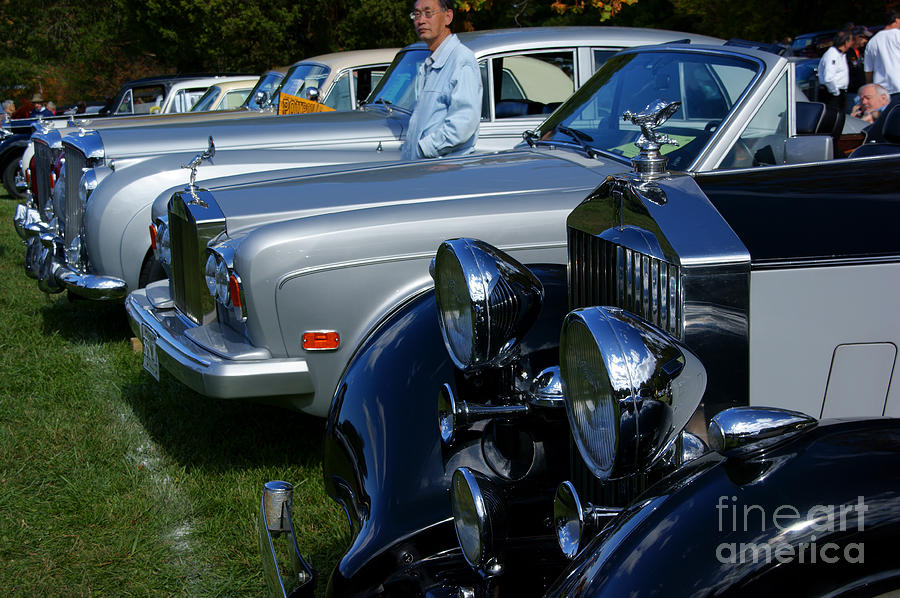 Rolls Royce Photograph - Silver Ghost and Freinds  by David Pettit