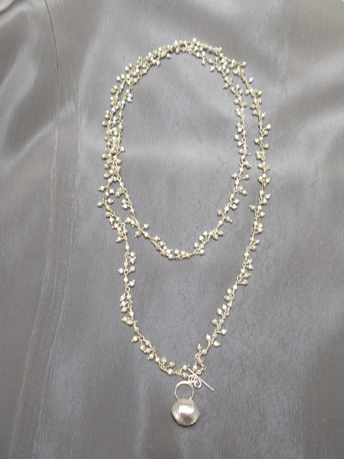 Silver nugget chain necklace Jewelry by Jan Durand