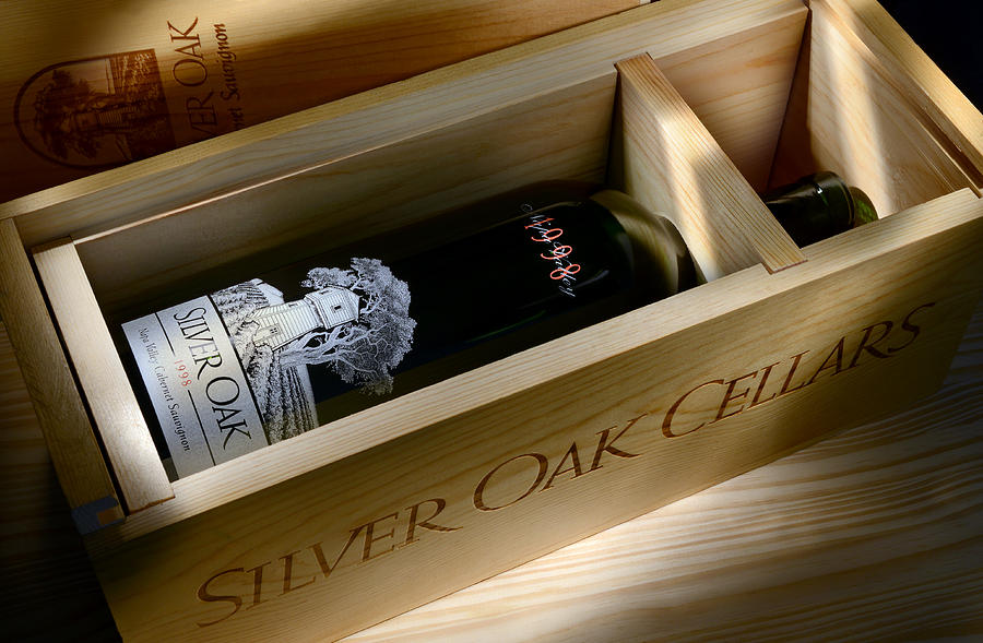 Wine Photograph - Silver Oak  by Jon Neidert