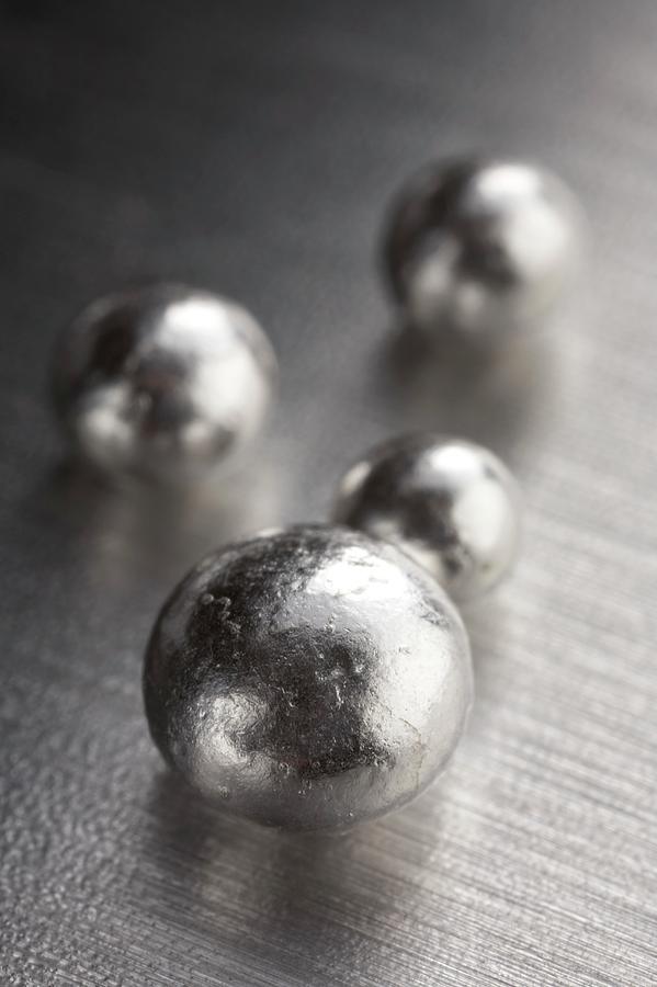 Silver Pellets Photograph by Science Photo Library