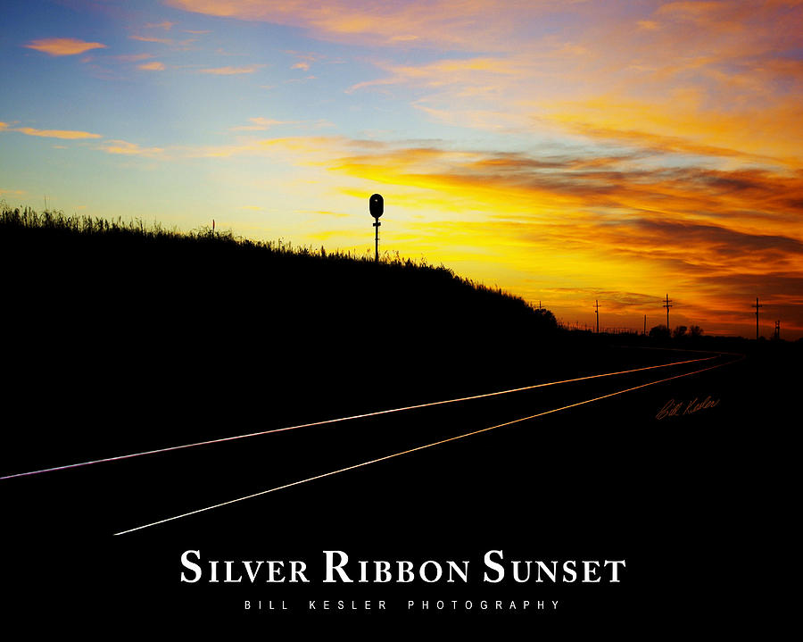 Silver Ribbon Sunset Photograph by Bill Kesler