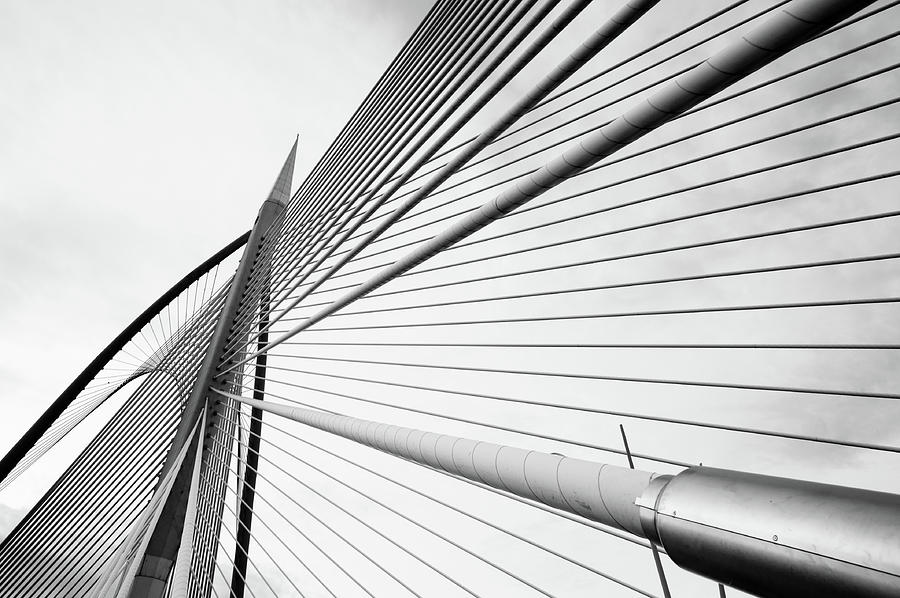 Silver Steel Bridge Photograph by Vii-photo