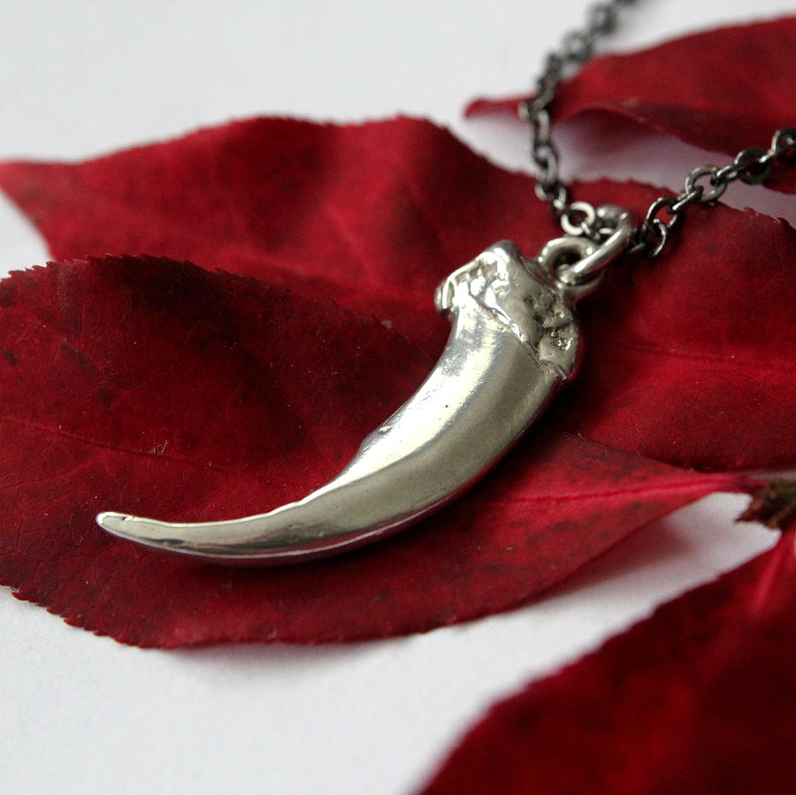 Sale > wolf claw necklace > in stock