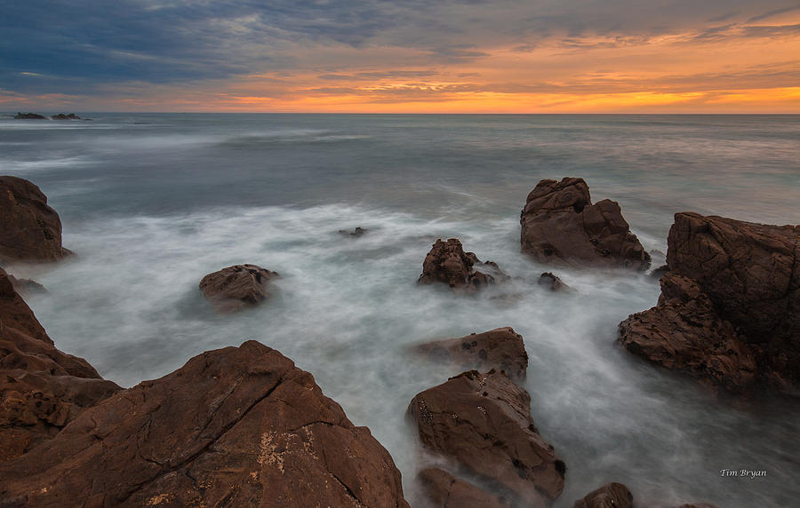 Sunset Photograph - Silverlight-Cambria by Tim Bryan