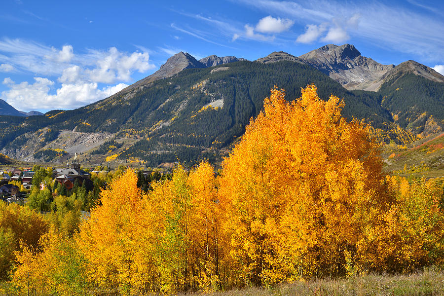 Silverton Fall Colors Photograph by Ray Mathis