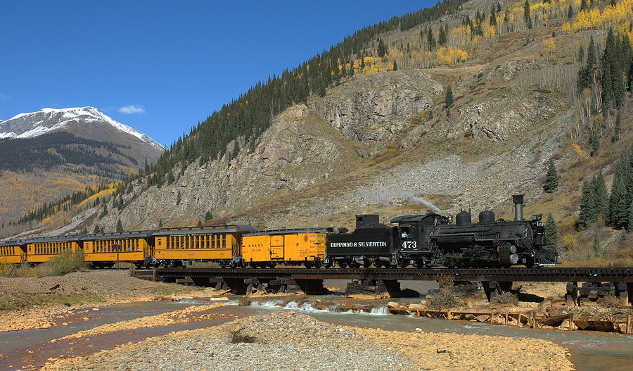 Mountain Photograph - Silverton Train by Jerry McElroy