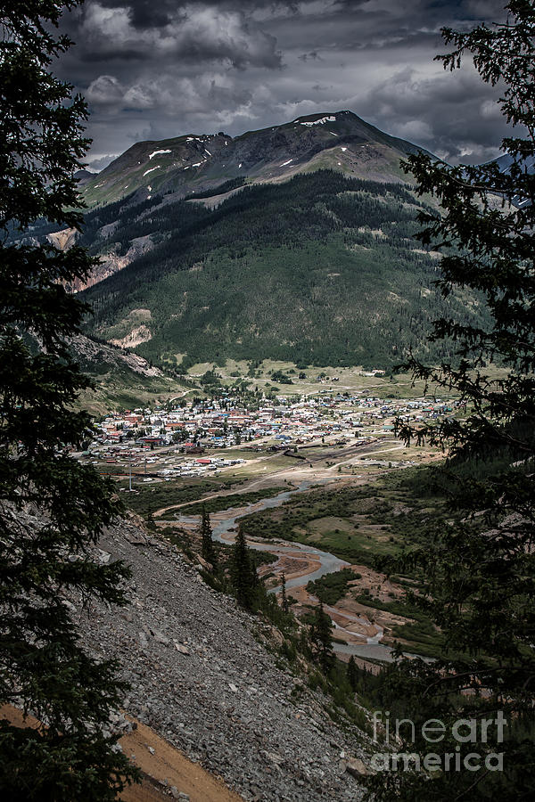 Silverton Photograph - Silverton View from Above by Jim McCain