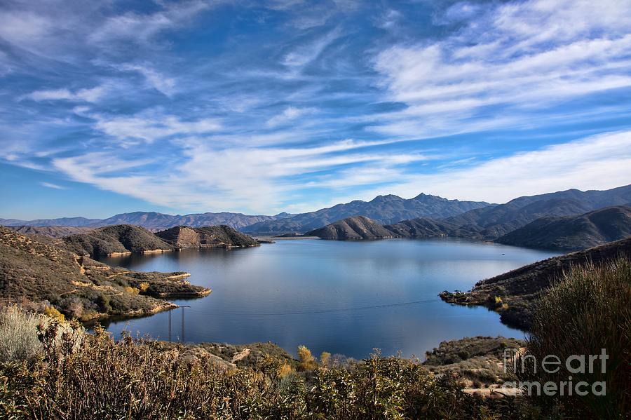 Silverwood Lake Photograph by Peggy Hughes