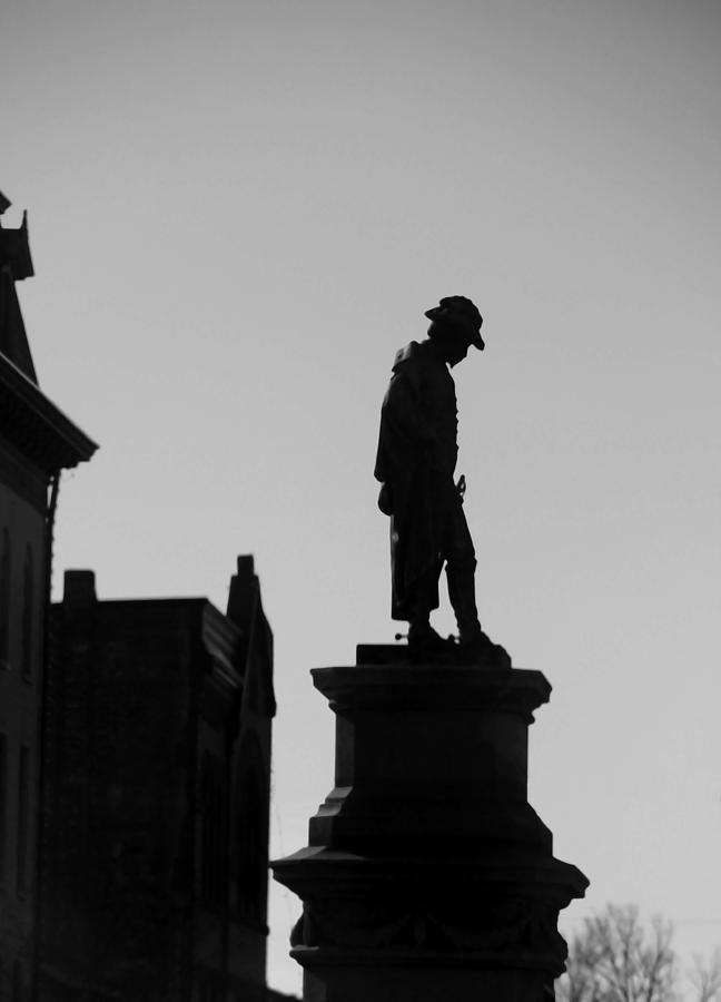 Simon Kenton Statue Gravesite Photograph by Dan Sproul