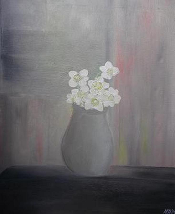 Flower Painting - Simple Beauty by Kat Oravcova