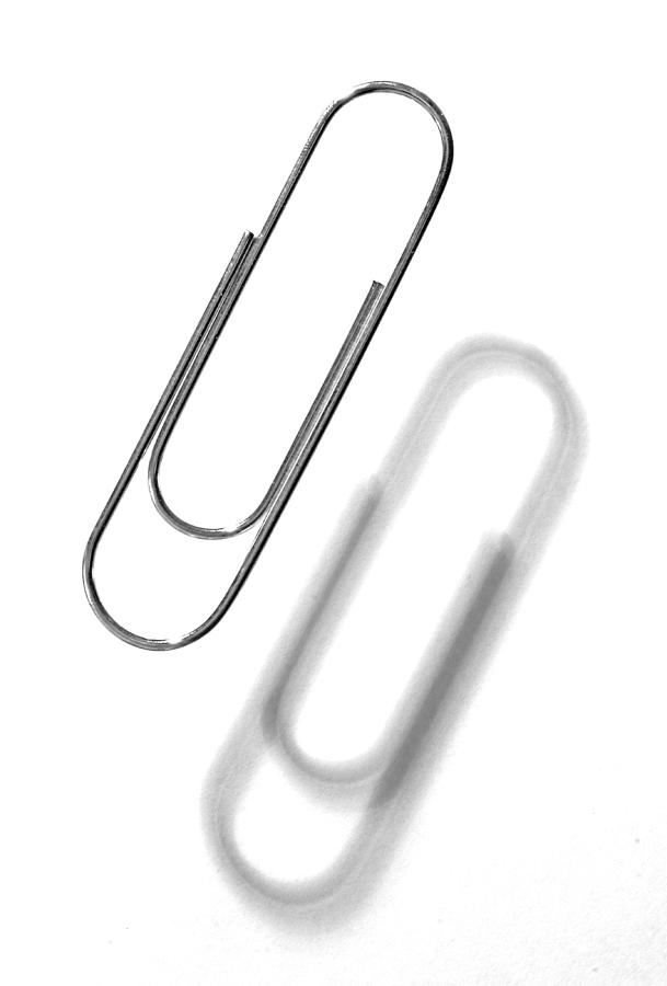 Simple Genius Paperclip 1 Photograph by Scott Campbell