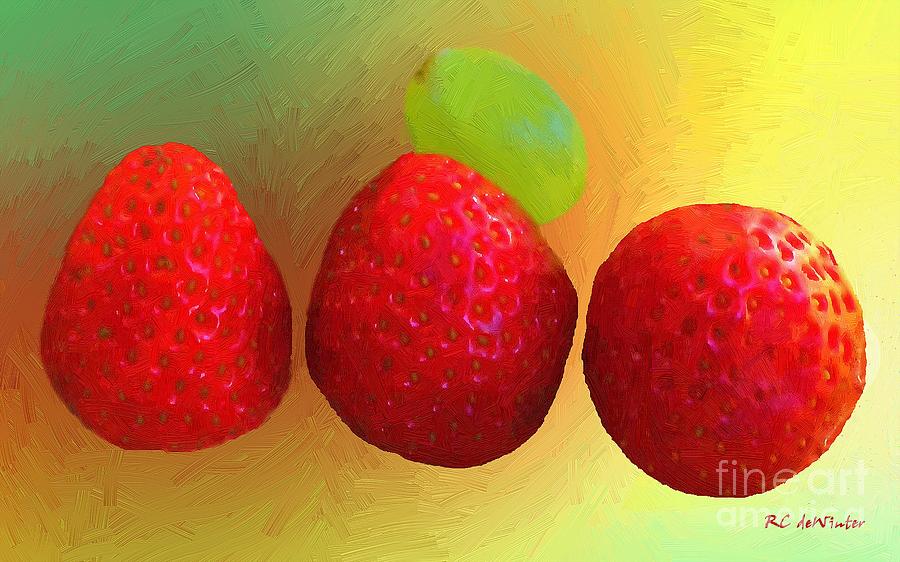 Simple Goodness Painting by RC DeWinter