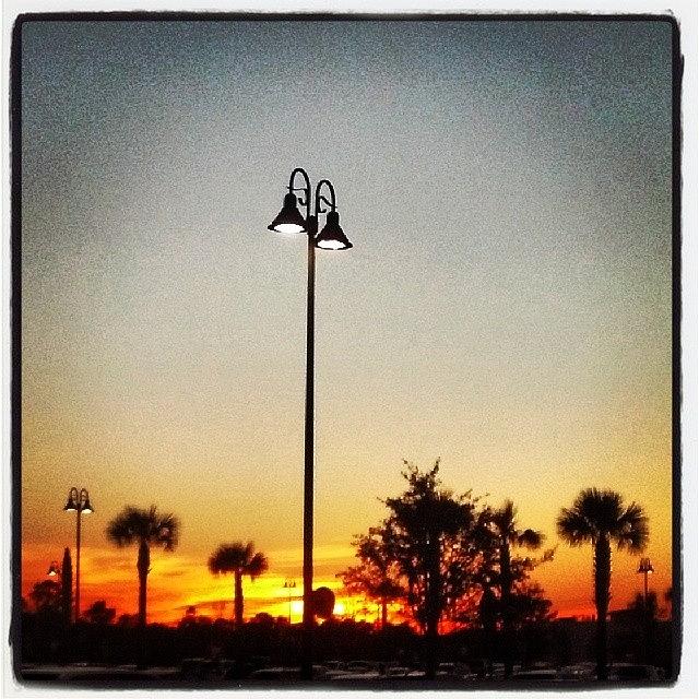 Sunset Photograph - #simple #sunset In #palm_coast by Tyson Kinnison