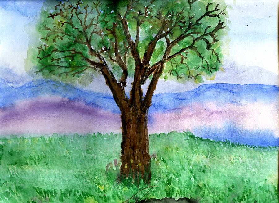 simple tree paintings