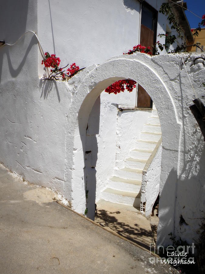 Simple White Archway Photograph by Lainie Wrightson