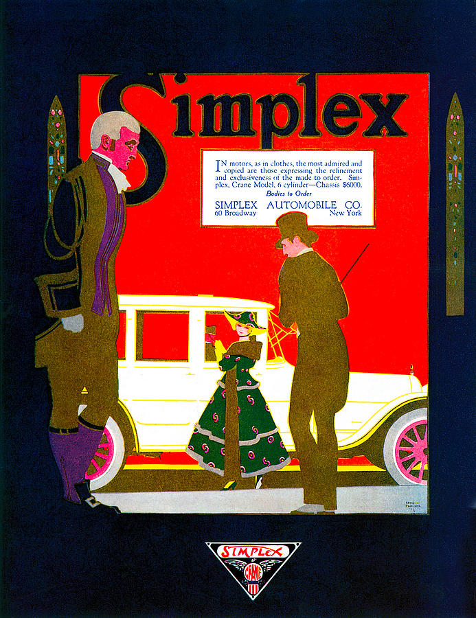 Simplex Automobile Company Photograph by Uknown